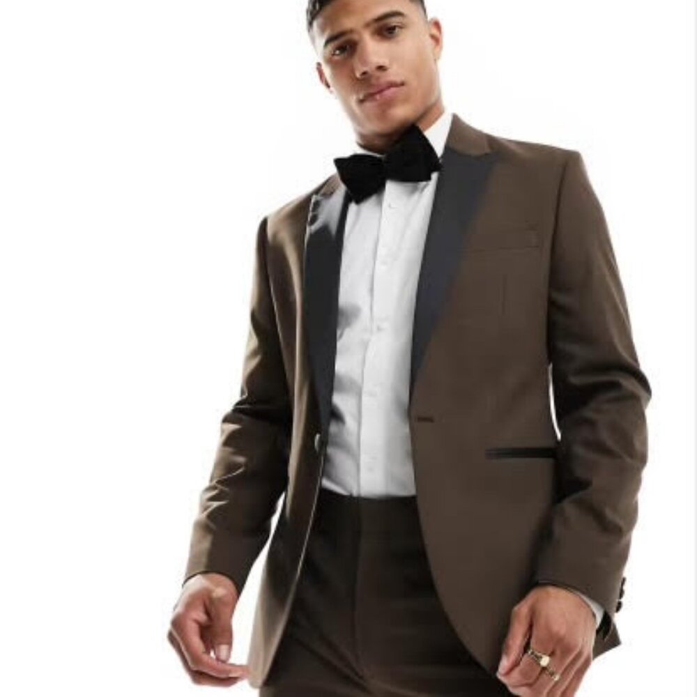 Brown Suit Jacket